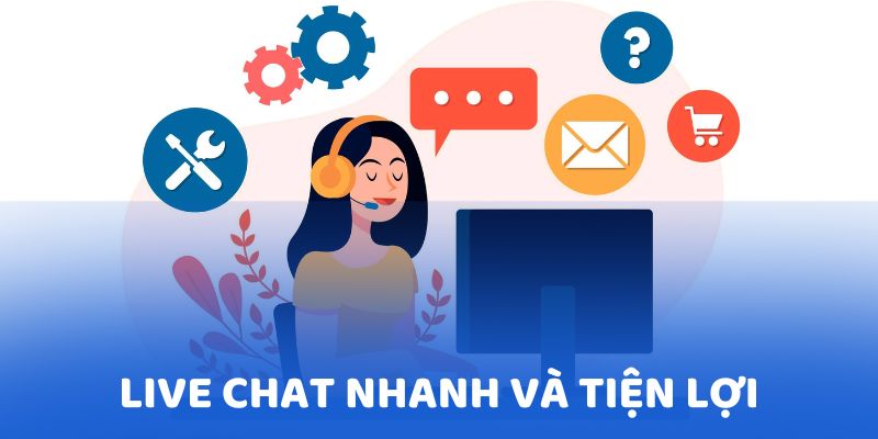 Live Chat là kênh liên hệ nhanh nhất và tiện lợi nhất tại 188BET