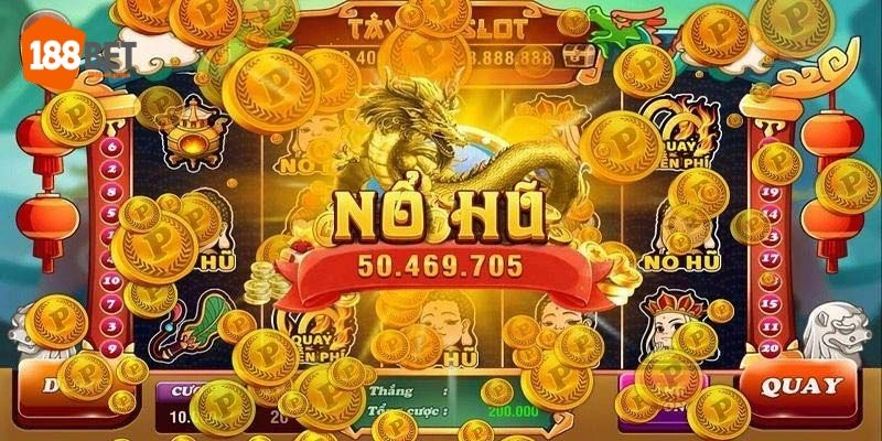 Giao diện game nổ hũ 90 188Bet đẹp xuất sắc