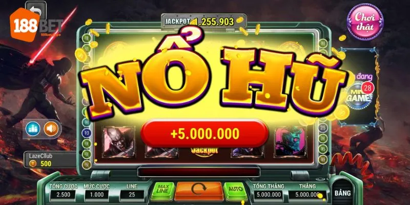 Nổ hũ 90 là game hay nên trải nghiệm tại 188Bet